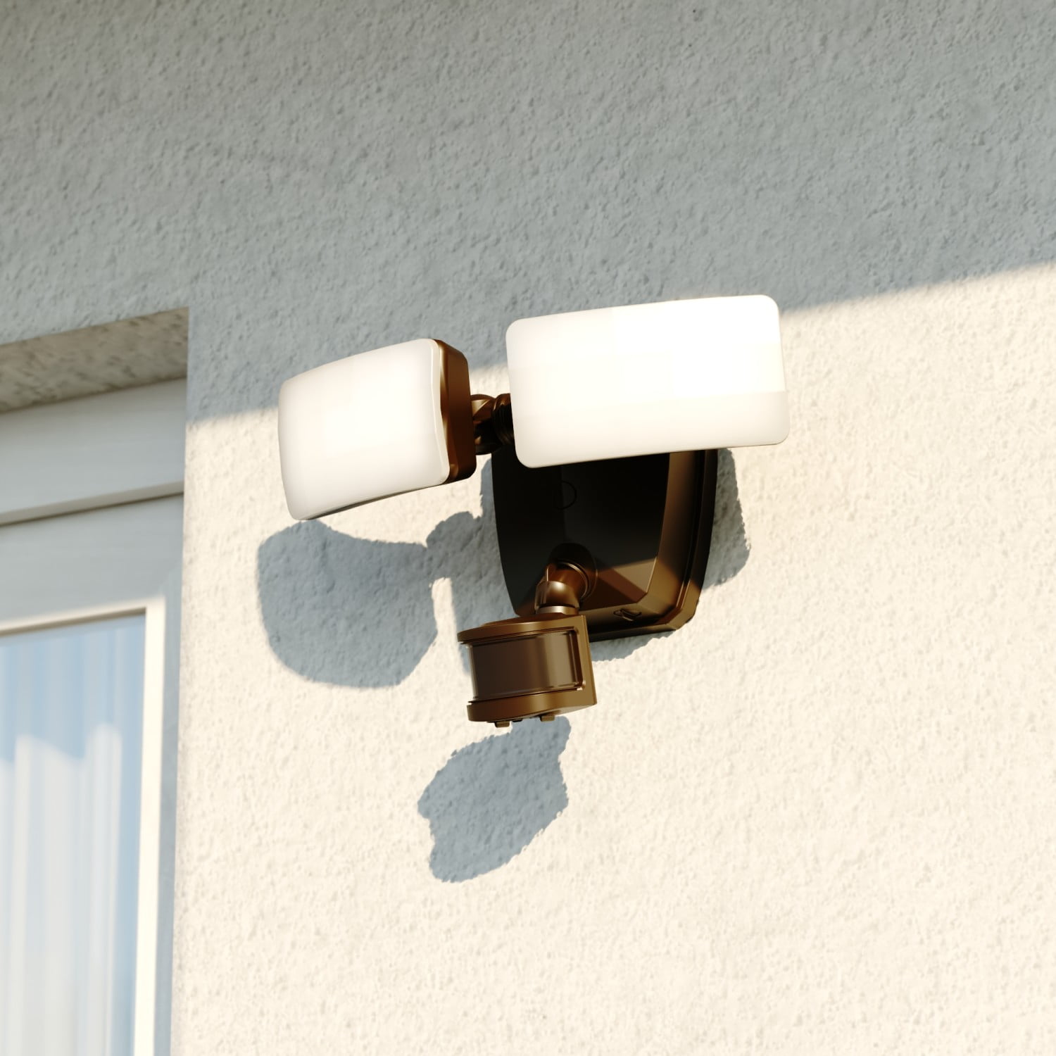Vaxcel - Zeta - 30W 2 LED Outdoor Motion Sensor Flood Light In Contemporary