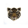 thumbnail image 1 of Vayan 2x2 ft Hand-Tufted Tiger Head Accent Rug – Soft Decorative Animal-Shaped Rug for Kids’ Rooms, Nurseries & Home Décor, 1 of 7