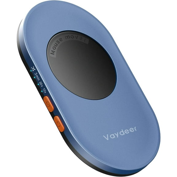 Ultra Slim Mouse Mover, Air 3 Mouse Jiggler with Adjustable Interval Timer, Undetectable & Noiseless, Simulates Realistic Mouse Movement, Driver-Free for Keeping the PC Active and Secure