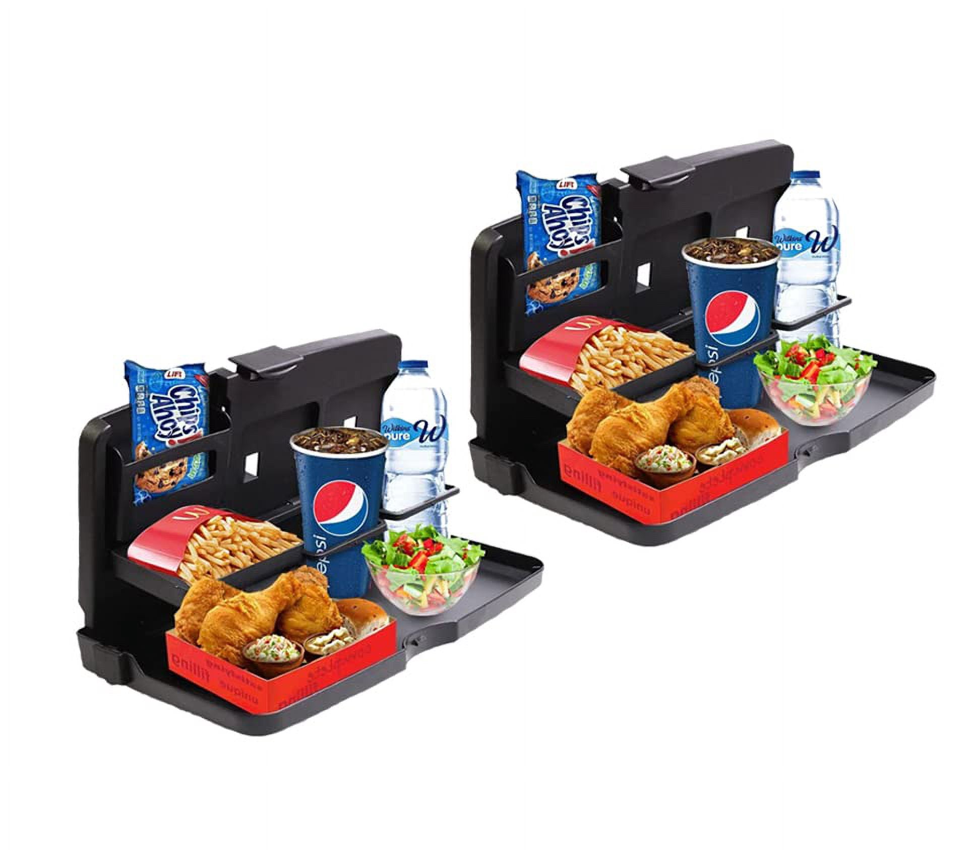 VaygWay Foldable Car Food Tray Holder Multi- Functional Portable Auto ...