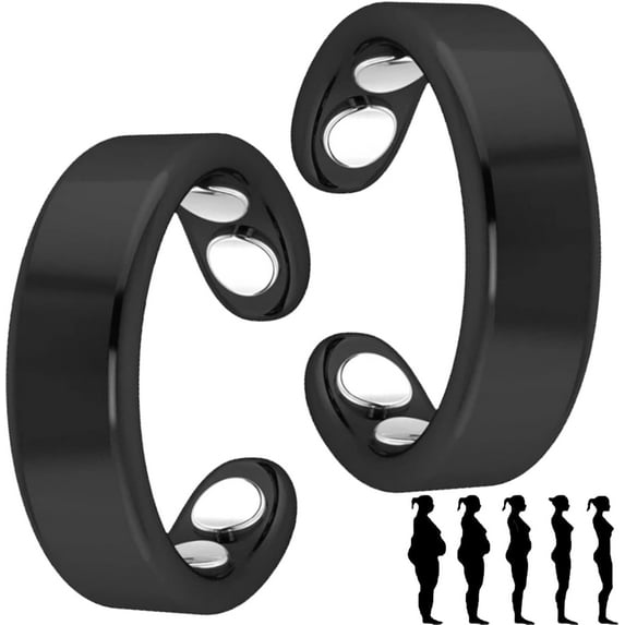 Vayro Ring Magnetic Rings for Women & Men - Adjustable Stainless Steel Vitality Ring with 4 Strong Magnets, Lightweight Water-Resistant Wellness Jewelry Gift
