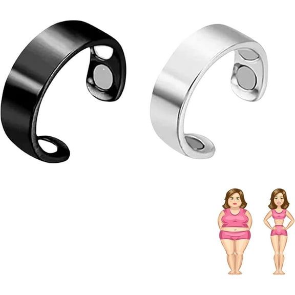 Vayro Ring Original Magnetic Wellness Ring, 2025 New Vayro Ring for Women Men,Adjustable Open Stainless Steel RingS, Improve Blood Circulation,Balance Sleep,Improve Overall Health