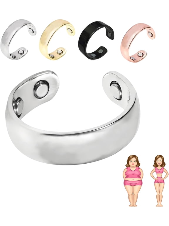 Vayro Ring Original Magnetic Wellness Ring with 4 Strong Magnets,Magnetic Wellness Jewelry for Men & Women, Water-Resistant Design