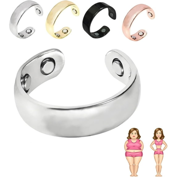 Vayro Ring for Women and Men, Adjustable Size Vayro Ring Original Magnetic Wellness Ring, Lightweight and Water-Resistant