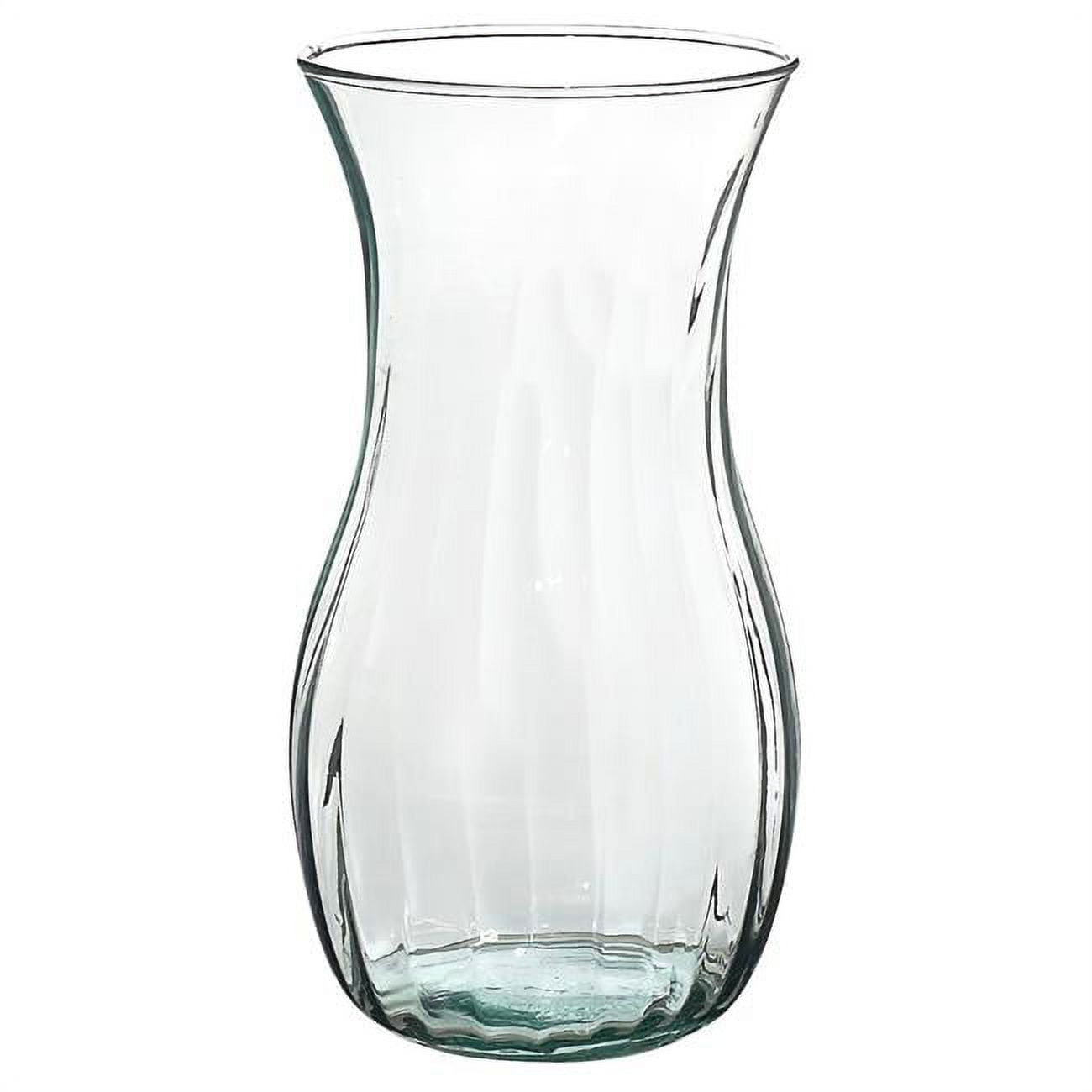 Vaz Optic Clear Recycled Glass Vase