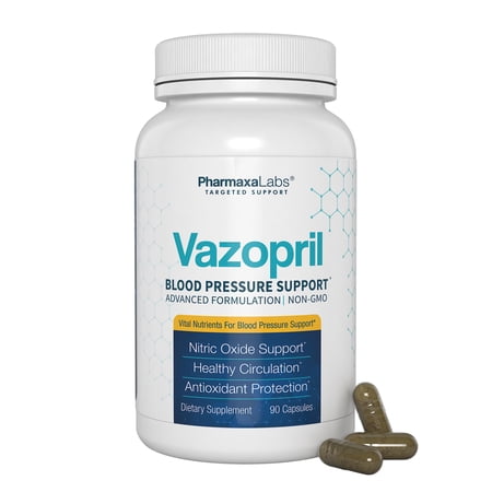 Vazopril Blood Pressure Support Supplement - Beet Root Powder Capsules, 90ct