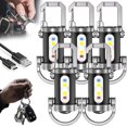 thumbnail image 1 of Vbbert Keychain Flashlight, Portable, Rechargeable, Waterproof, Super Bright Mini USB LED Light with Power Bank Function and 7 Lighting Modes, Perfect for Outdoor Camping and Hiking (2-Pack), 1 of 9