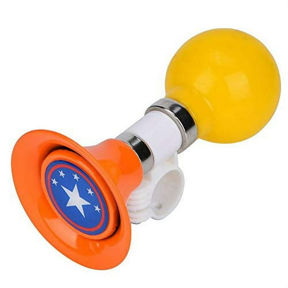 Vbest life Rubber Children Bike Horn, Metal Rubber Loud Children Bike Horn Bike Warning Bell for Boys Girls Bike Accessory (Orange)