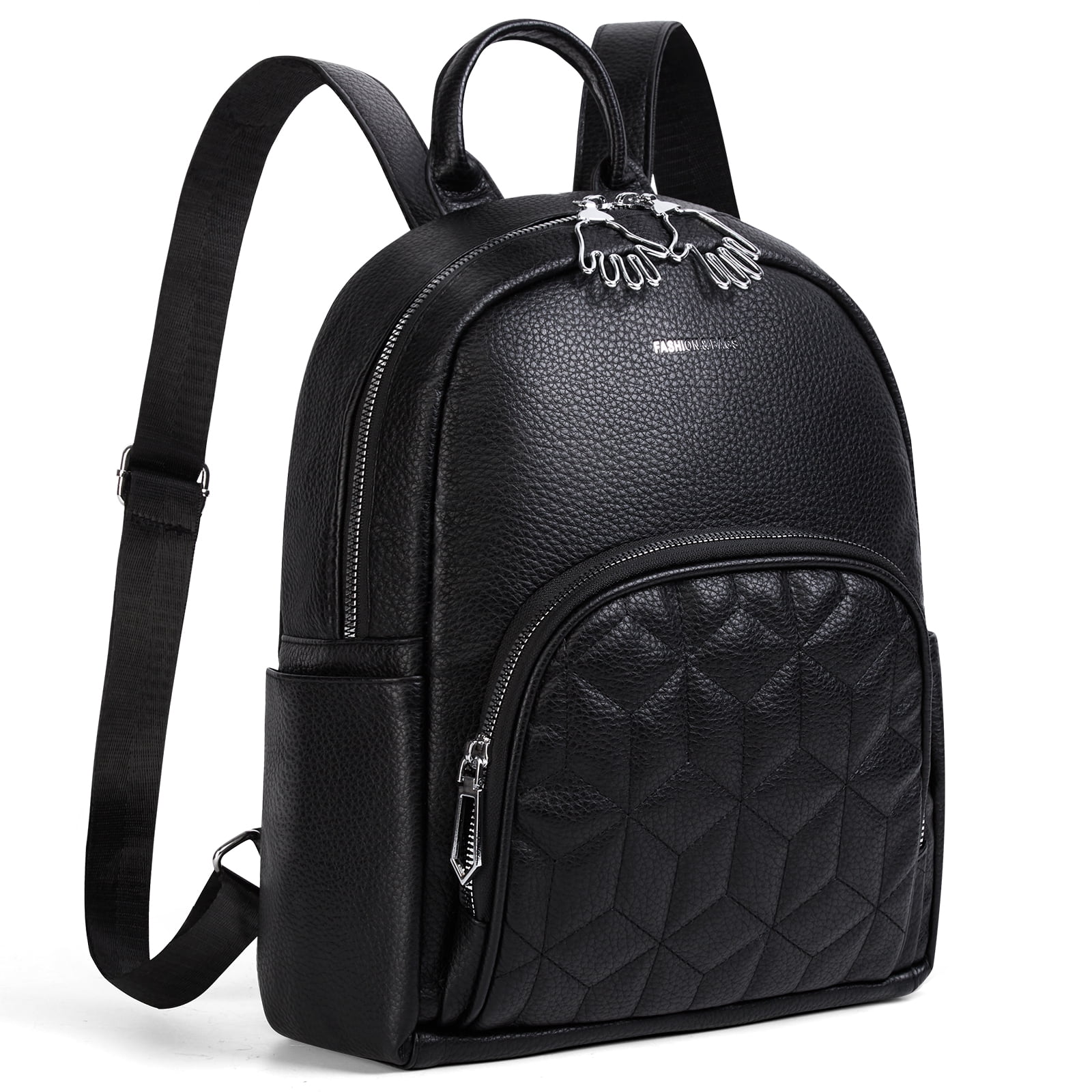 Vbiger Backpack Purse for Women, Waterproof PU Leather Travel Backpacks ...