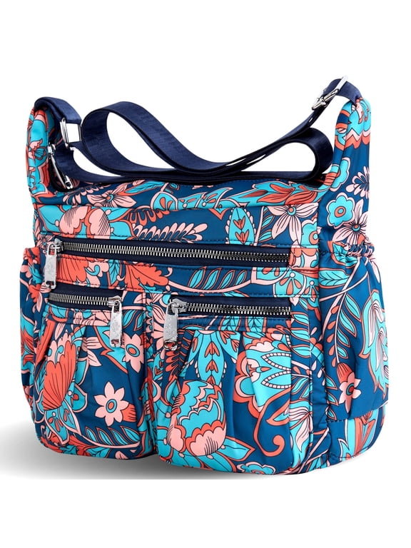 Crossbody Bag for Women Large Capacity Shoulder Bags Waterproof Lightweight Nylon Handbag