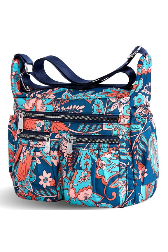 Crossbody Bag for Women Large Capacity Shoulder Bags Waterproof Lightweight Nylon Handbag