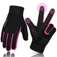 thumbnail image 1 of Vbiger Winter Gloves for Kids Full Finger Warm Gloves Touchscreen Gloves Anti-slip Cycling Gloves Reflective Sport Gloves,Pink,XL, 1 of 8