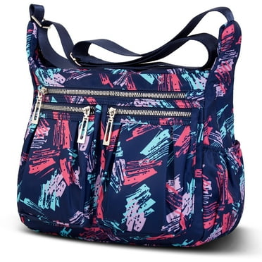 Vbiger Women Crossbody Bag Large Capacity Shoulder Bags Lightweight Fashionable Casual Nylon Handbags