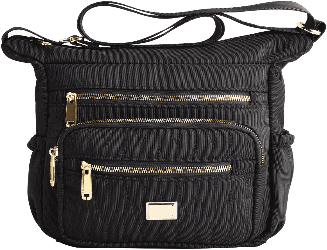 Cole Black Emboss Cross Body Bag I Sofia Collections Leather Handbags