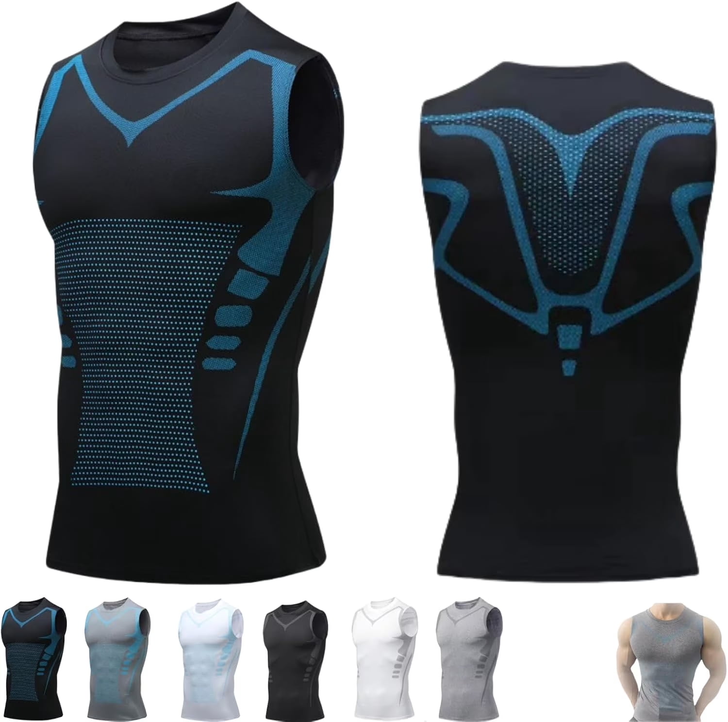 Amazon Compression Boost Vboost Tank Top Men, V Boost V2 Compression Shirt Men, North Alpine ...