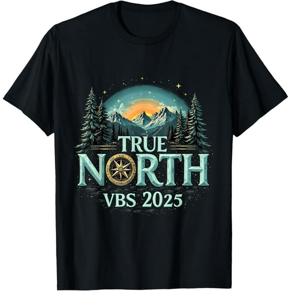 Vbs 2025 True North Christian Faith Adventure T-Shirt Unisex S-5XL Hot Trending Shirt, Vintage Birthday Gift