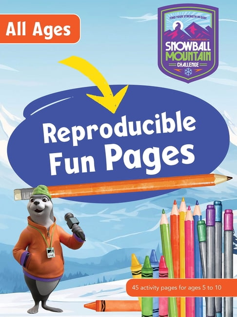 Vbs 2026 Snowball Mountain Challenge All Ages Reproducible Fun Pages: Find Your Strength in God, (Paperback)