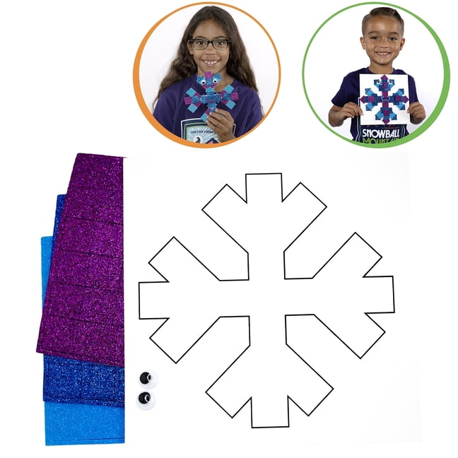 Vbs 2026 Snowball Mountain Challenge Craft Mosaic Sticker Snowflake (Pkg of 12): Find Your Strength in God, (Hardcover)