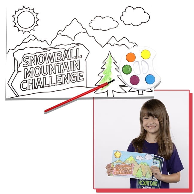 Vbs 2026 Snowball Mountain Challenge Craft Watercolor Mountain Scene Paint Kit (Pkg of 12): Find Your Strength in God, (Hardcover)