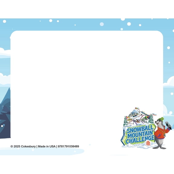 Vbs 2026 Snowball Mountain Challenge Nametag Cards (Pkg of 24): Find Your Strength in God, (Hardcover)