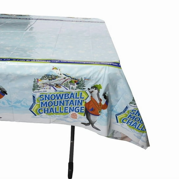 Vbs 2026 Snowball Mountain Challenge Tablecloth: Find Your Strength in God, (Hardcover)