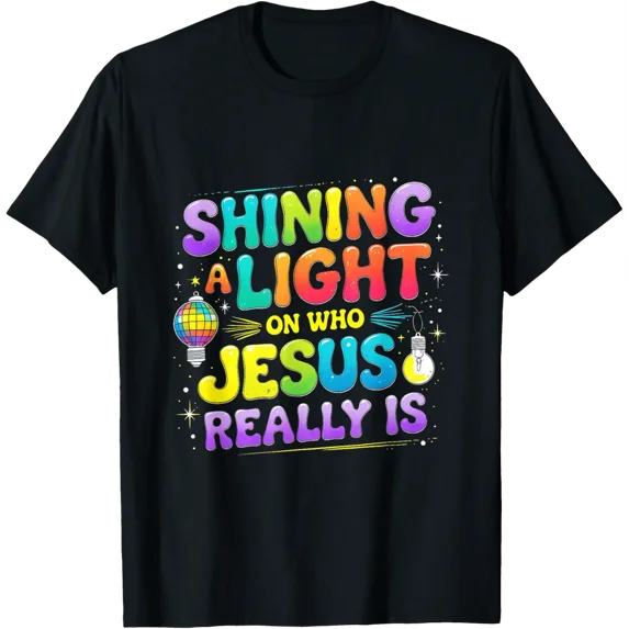 Vbs Illumination Station Shining Light Who Jesus Really T-Shirt