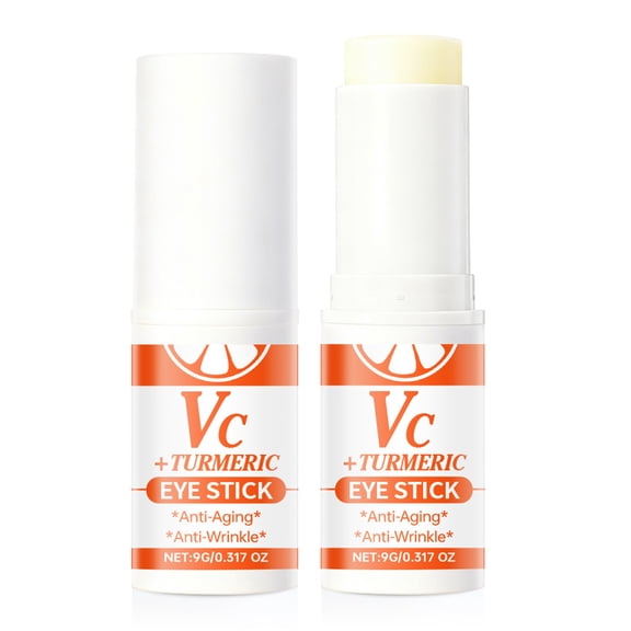 Vc + Turmeric Eye Stick, Anti-Aging & Anti-Wrinkle Formula, Delivers Gentle, Nourishing Care to Smooth Fine Lines for a Youthful, Radiant Look