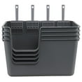 thumbnail image 1 of Vcansay 4-Pack Large Cat Litter Box with High Sides, High Sided Kitty Litter Pan, Gray, 1 of 7