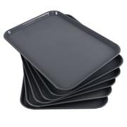 Vcansay 6-Pack Large Boot Tray, Extra Large Plastic Trays, 25.2" x 17.52", Gray
