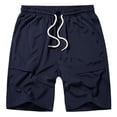 thumbnail image 1 of Vcansion Mens Casual Shorts Navy Quick Dry Fishing Shorts Elastic Waist with Pockets 41-42, 1 of 6