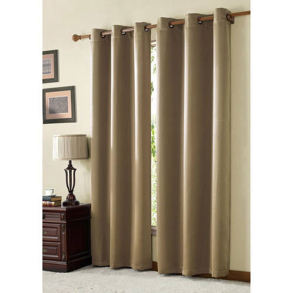 Vcny Home Mckenzie Blackout Twill Grommet Top Window Curtains, Multiple