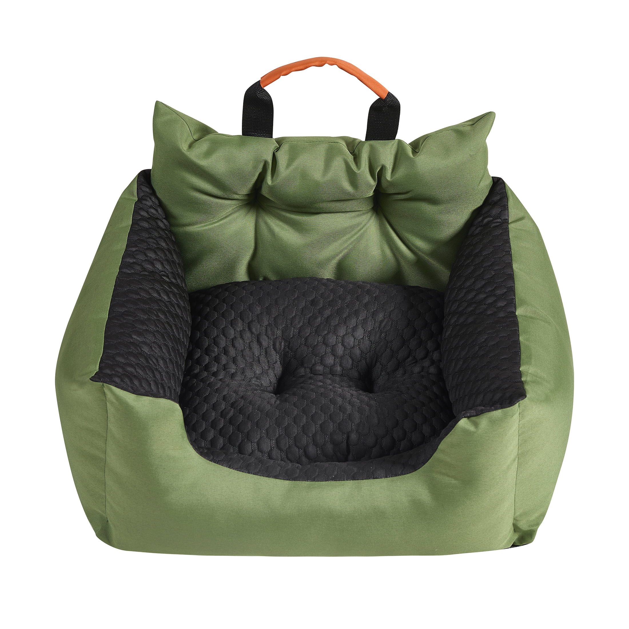 Sleepy Tail Society 23" x 20" Green/Black Cooling Travel Pet Car Seat