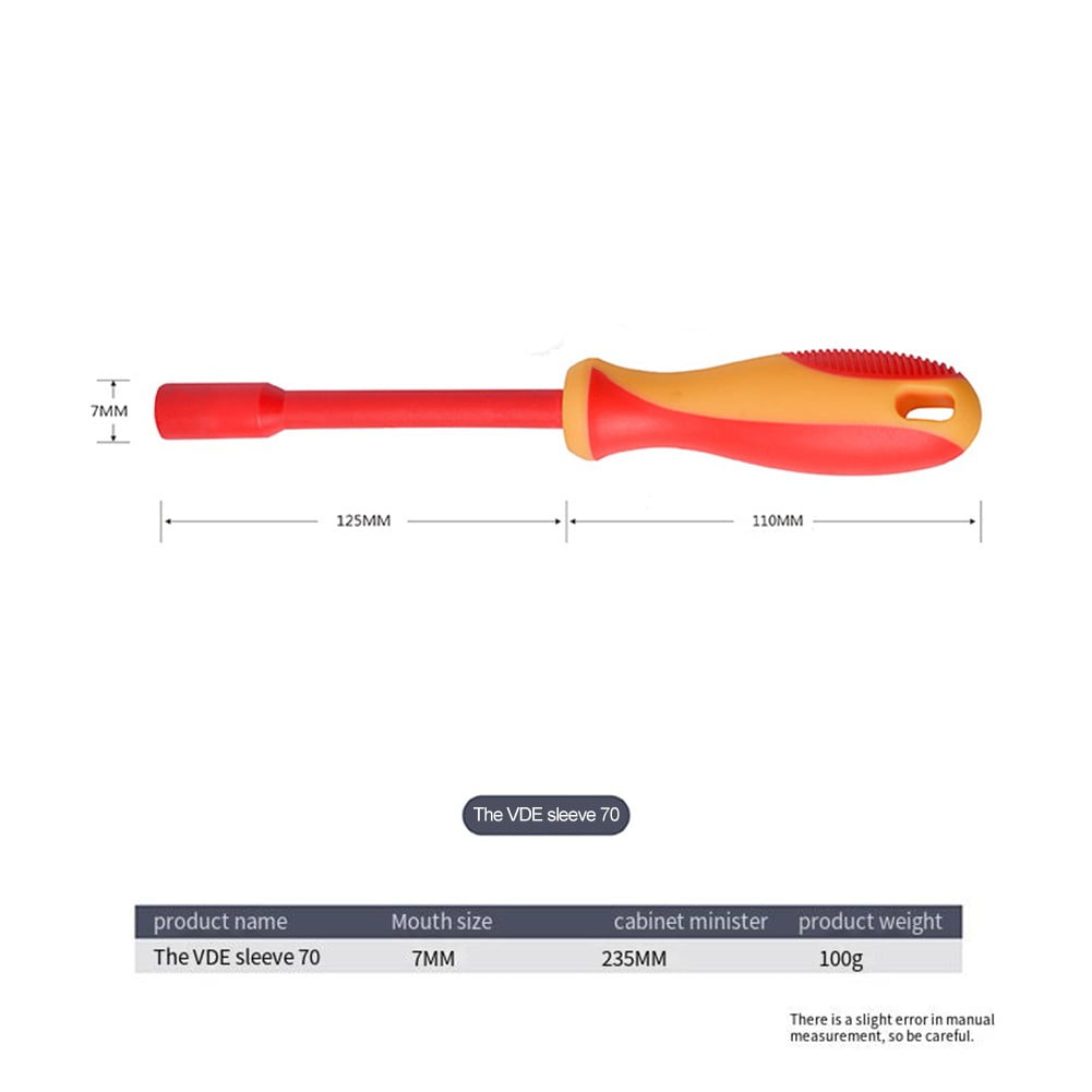Vde High Voltage Sleeve 1000V Insulation Hardware Tools Electrician