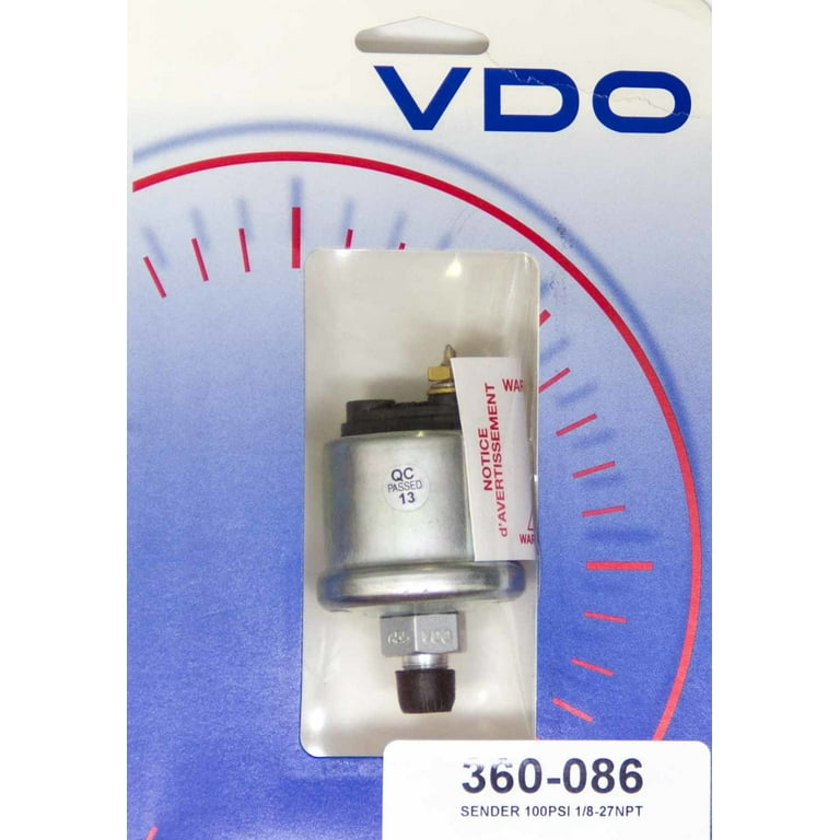 VDO Pressure Sender 100 PSI 1/8-27NPT VDO Pressure Sender 100 PSI 1/8-27NPT