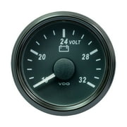 VDO SingleViu 52mm 2-1/16" Voltmeter f/24V Systems - 32V [A2C3832780030]