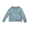 thumbnail image 1 of Vdoaml Girls Cardigan Sweater Kids Crew Neck Button Down Sweater Jacket Children Warm Long Sleeve Knit Outerwear 4-5 Years Sky Blue, 1 of 4