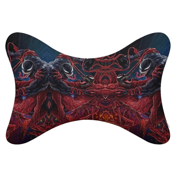 Ve-nom 2Pcs Car Neck Pillow Head Rest Cushion Neck Support Headrest Comfortable Soft Fit for Most Cars Universal Car Pillow