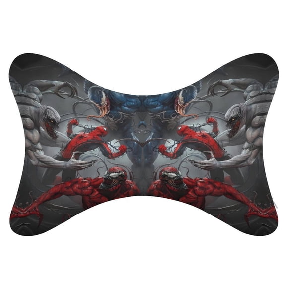 Ve-nom 2Pcs Car Neck Pillow Head Rest Cushion Neck Support Headrest Comfortable Soft Fit for Most Cars Universal Car Pillow