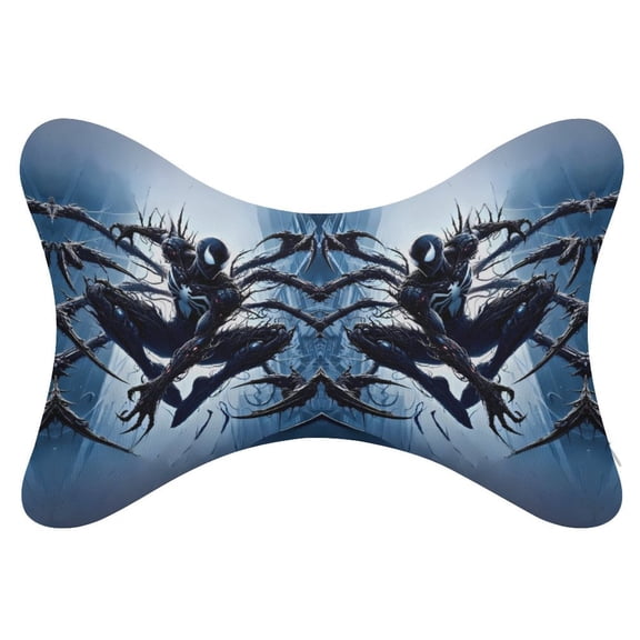 Ve-nom 2Pcs Car Neck Pillow Head Rest Cushion Neck Support Headrest Comfortable Soft Fit for Most Cars Universal Car Pillow