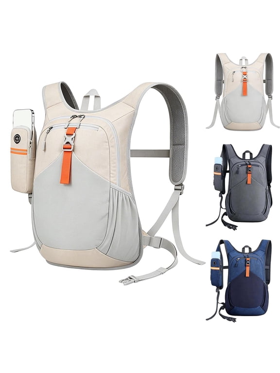 15L Small Hiking Backpack for Men Women Foldable Packable Back Pack Ultralight Hiking Daypack for Travel Camping Outdoor, Beige(Beige/One Size)