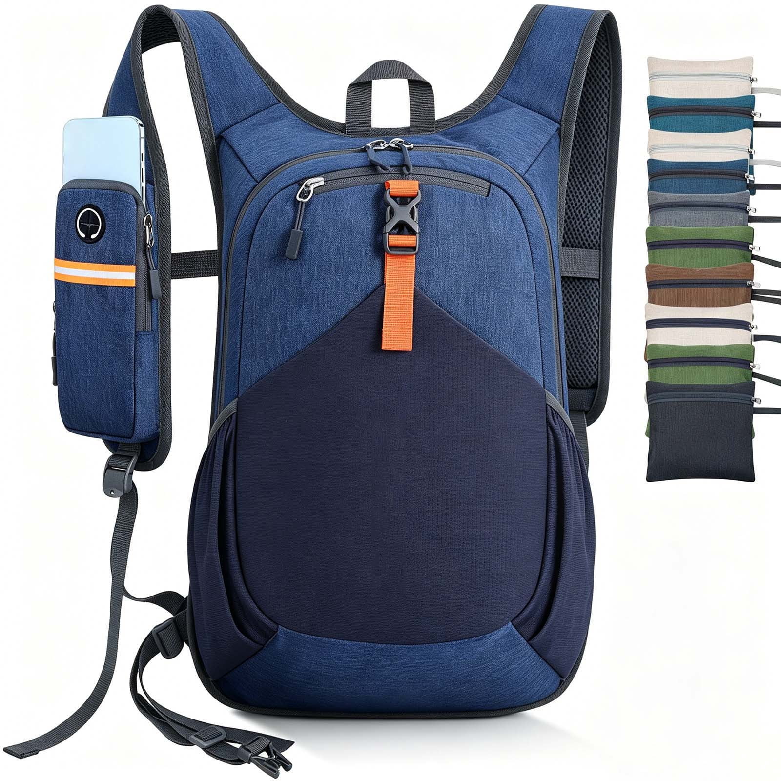 VeFlora 15L Small Hiking Backpack for Men Women Foldable Packable Back ...
