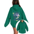 thumbnail image 1 of VeFlora Christian Jesus Hoodies for Girl, Long Sleeve Sweatshirt, Oversized Preppy Bible Verse Faith Graphic Sweatshirts(Dark Green/12-13 Years), 1 of 4