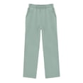 thumbnail image 1 of VeFlora Girls Oversized Wide Leg Sweatpants Kids Baggy Sweat Pants for Girls Drawstring Waist Straight Leg Joggers with Pockets(Mint Green#01/9-10 Years), 1 of 4