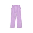 thumbnail image 1 of VeFlora Girls Oversized Wide Leg Sweatpants Kids Baggy Sweat Pants for Girls Drawstring Waist Straight Leg Joggers with Pockets(Purple/13-14 Years), 1 of 6