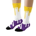 thumbnail image 1 of VeFlora Kids Socks Novelty Funny Crew Ice Cream Socks for Boys Girls Running Cycling, 1 of 5