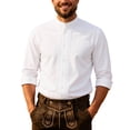 thumbnail image 1 of VeFlora Men's Oktoberfest Outfits, Short Sleeve Button Down Oktoberfest Shirts for Men, October Festival Dress Shirt, Casual Top for Oktoberfest, Party and Daily Wear(White2/XL), 1 of 5