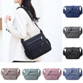 thumbnail image 1 of VeFlora Women's Large Capacity Crossbody Bag with Adjustable Strap & Multi-Pocke - Casual Travel Handbag Suitable for Travel(Black/One Size), 1 of 9