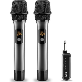 Stage Right by Monoprice 200-Channel UHF Dual Handheld Wireless Microphones  System 