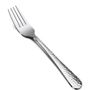 VeSteel 12-Piece Stainless Steel Hammered Dinner Forks Set - 7.9 inches