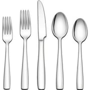 VeSteel 18/10 Stainless Steel Silverware Set, 40 Piece Fancy Flatware Cutlery Eating Utensils Tableware Set for 8
